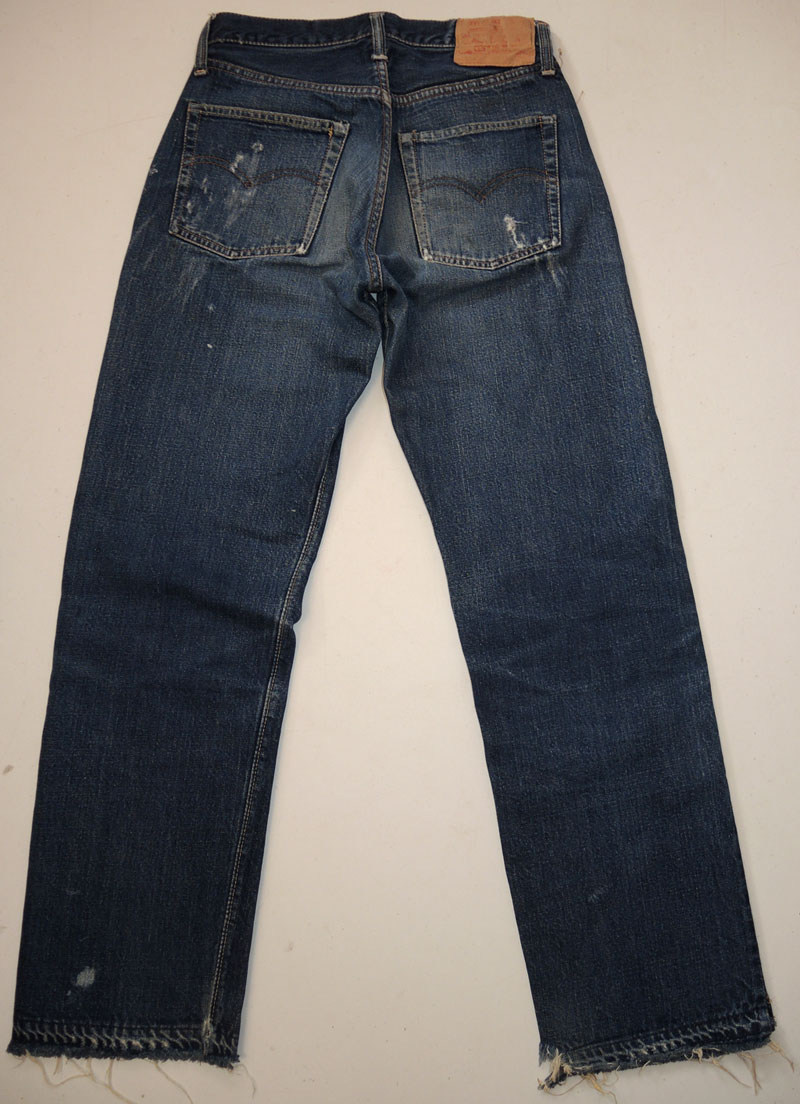 Vintage 60s Levi's S-Type 501 Jeans 29x31 Big E Redline
